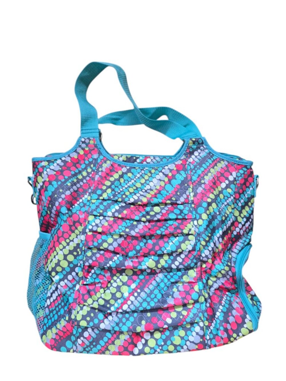 Thirty-One 31 All Pro Tote Graffiti Dot Pool Beach Gym Travel Diaper Bag